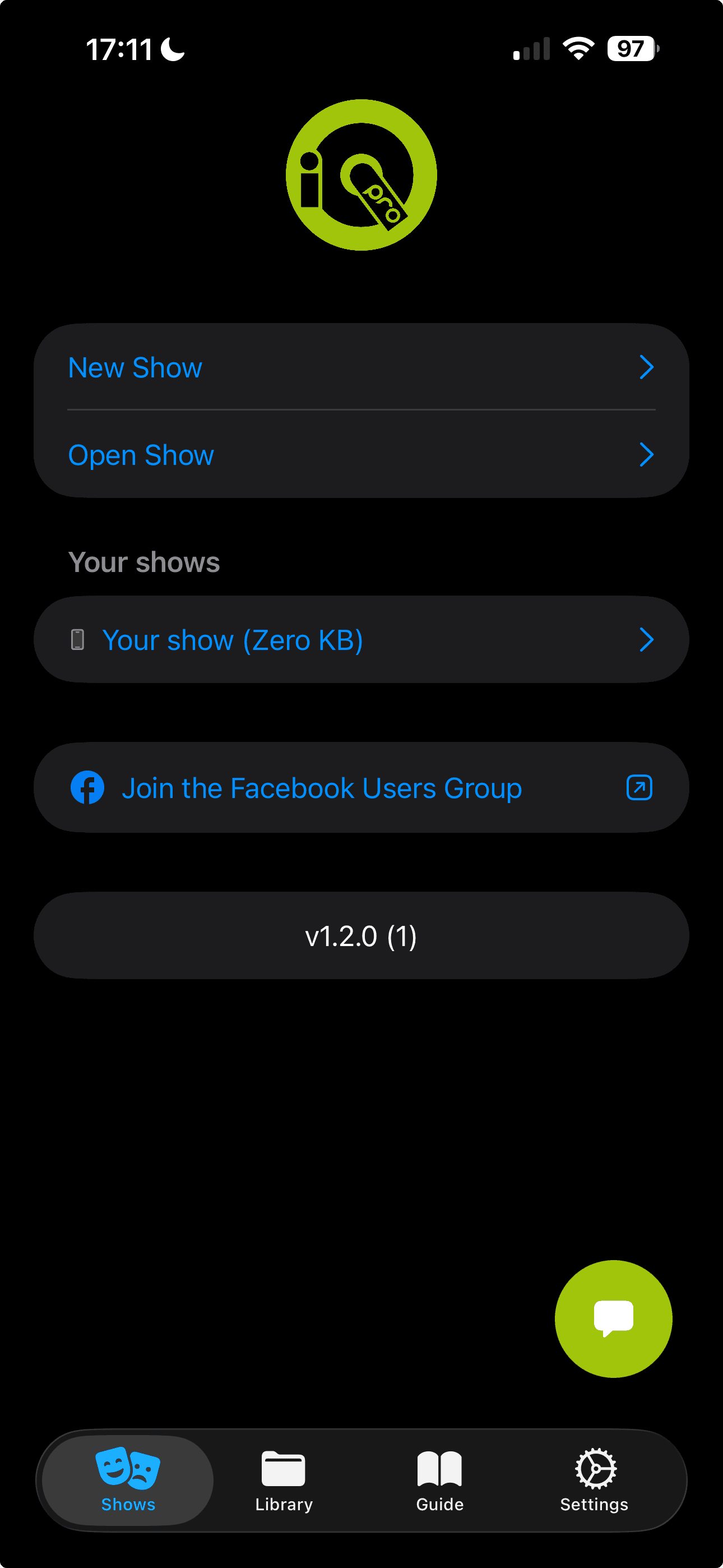 iQ Pro app interface